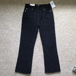 7 For All Mankind Black Corduroy Pants SIZE 29 Petite